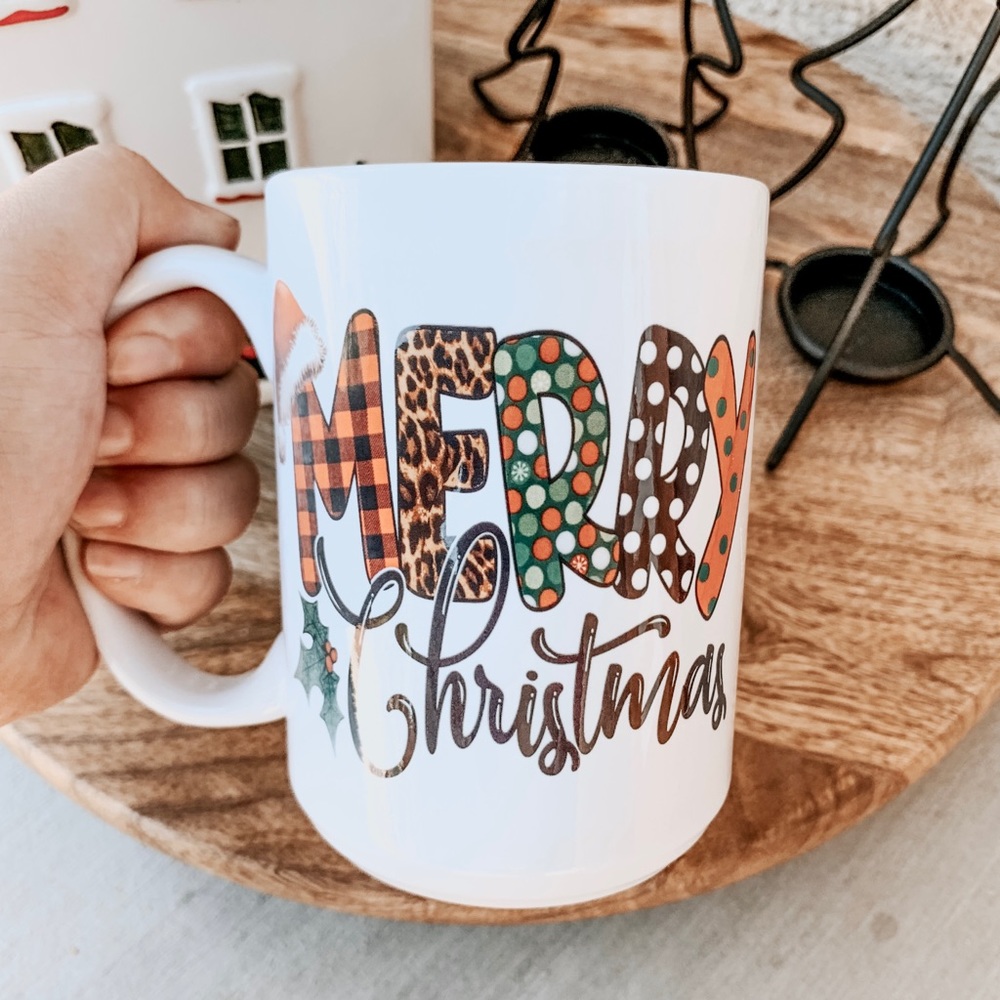 Merry Christmas 15oz coffee mug